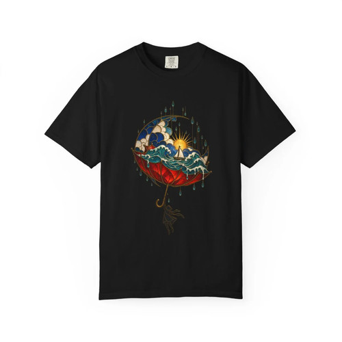 Umbrella miniature sea graphic - umbrella,